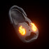 Accessoires de Crâne en Feu pour Mr Skully